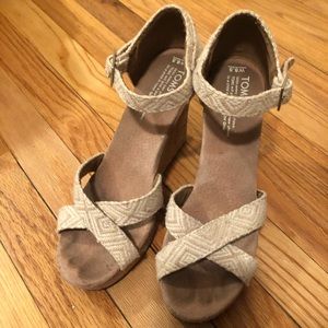Toms wedges!